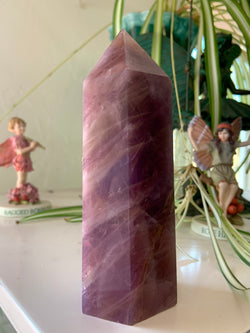 Purple Rose Quartz Tower