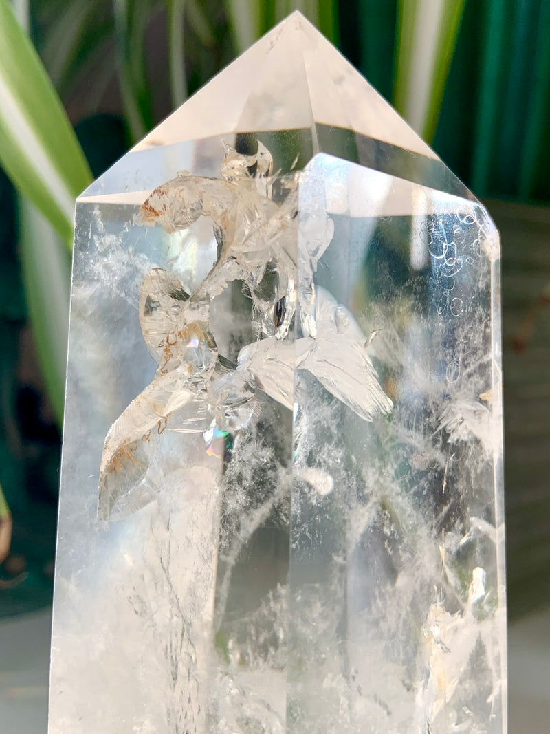 Dragon's Gate CLEAR QUARTZ CRYSTAL Tower