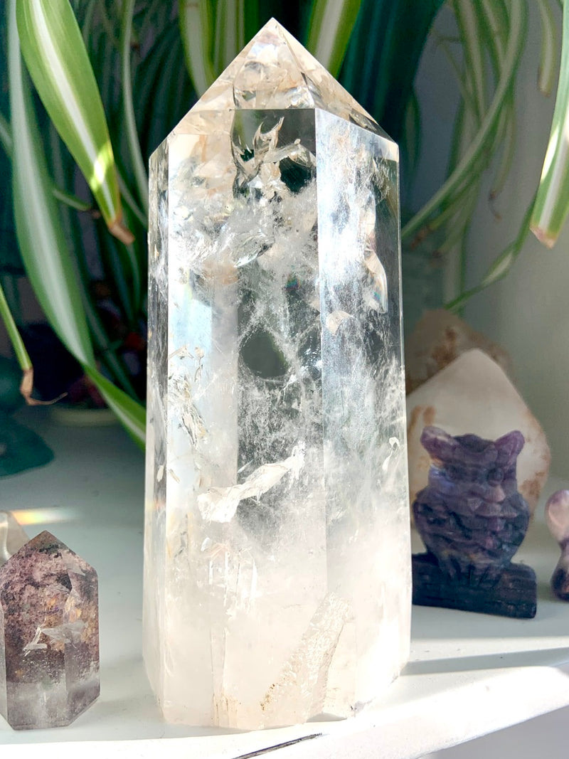 Dragon's Gate CLEAR QUARTZ CRYSTAL Tower