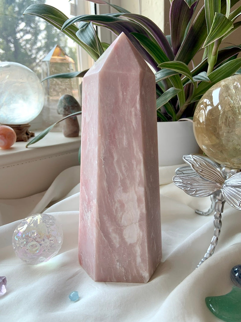 Dreamy XL Pink Opal Tower