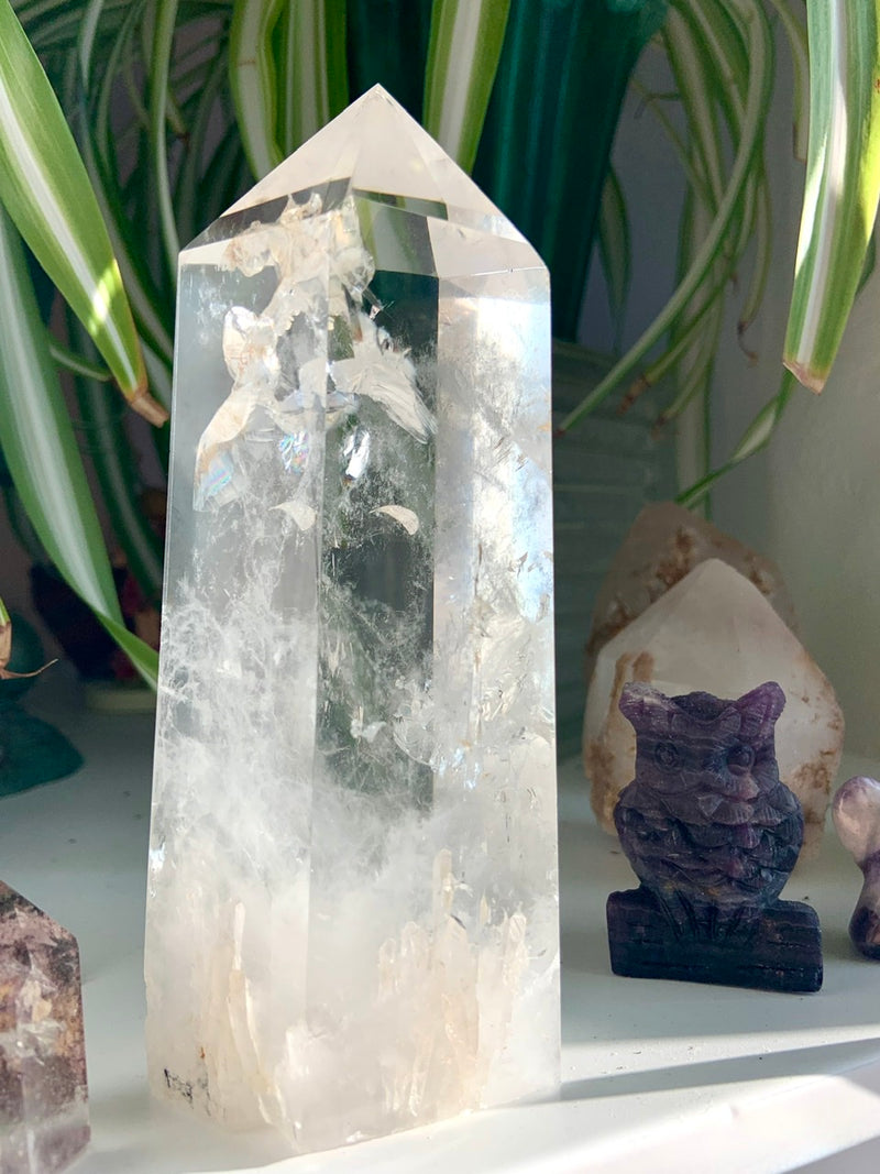 Dragon's Gate CLEAR QUARTZ CRYSTAL Tower