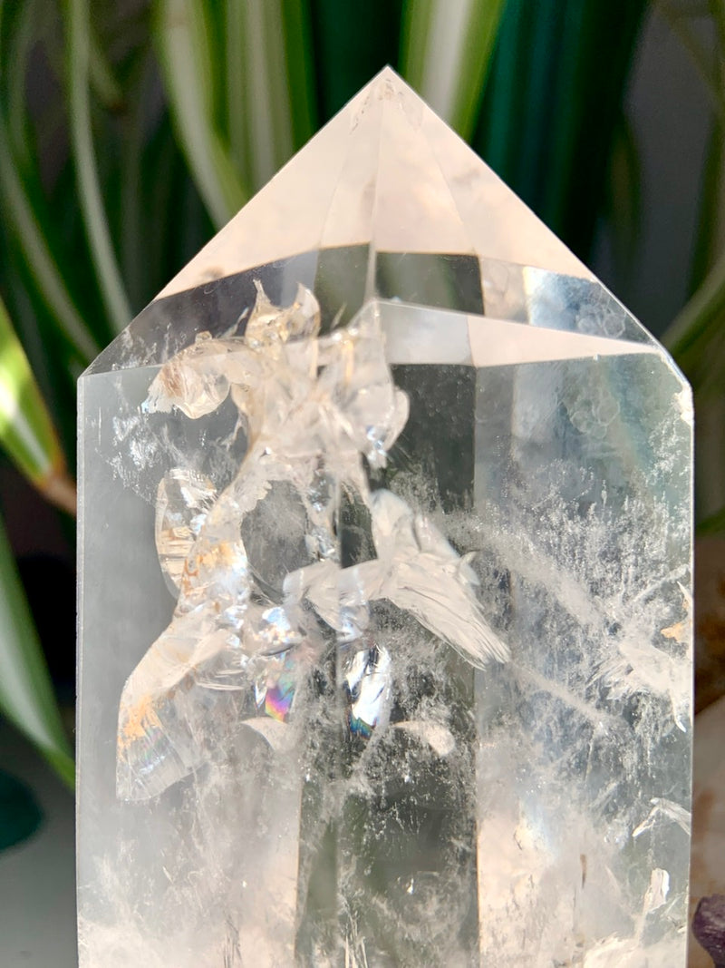 Dragon's Gate CLEAR QUARTZ CRYSTAL Tower