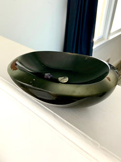 Large Teal Green POLYCHROME JASPER Bowl