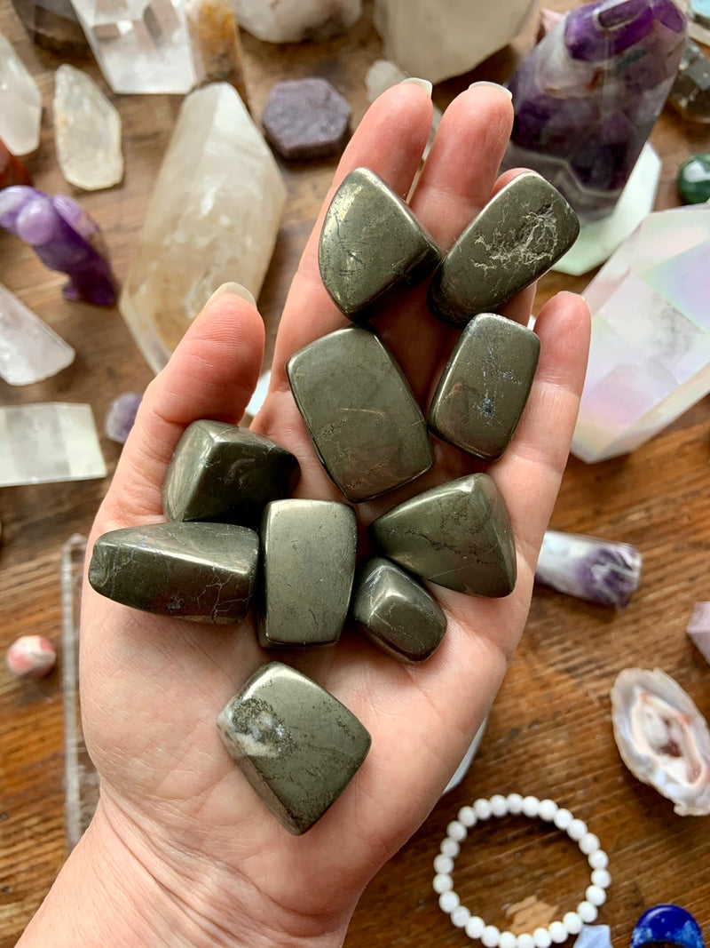 Green Jasper Tumbled By the Pound