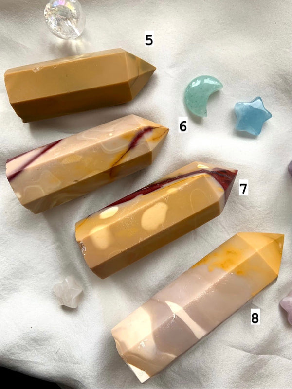 MOOKAITE JASPER POINTS ~ Powerful Earth Medicine