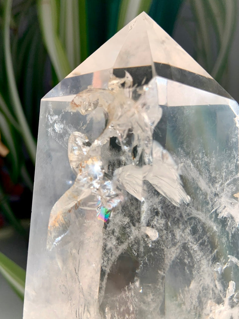 Dragon's Gate CLEAR QUARTZ CRYSTAL Tower