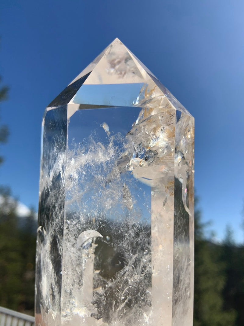 Dragon's Gate CLEAR QUARTZ CRYSTAL Tower