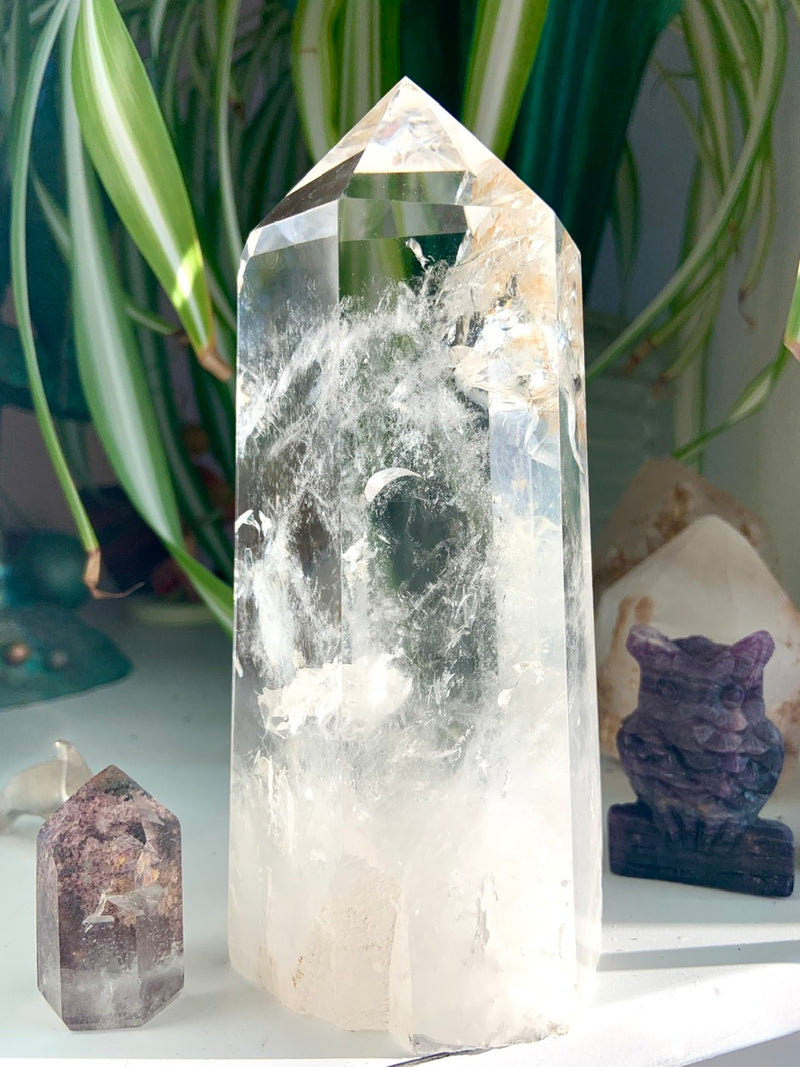 Dragon's Gate CLEAR QUARTZ CRYSTAL Tower