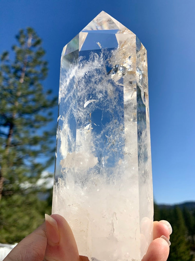 Dragon's Gate CLEAR QUARTZ CRYSTAL Tower