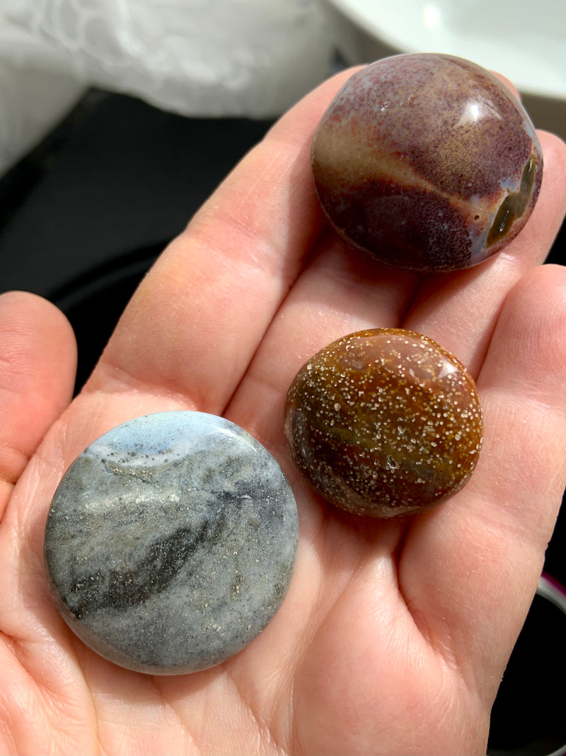 Small Ocean Jasper Meditation Stones